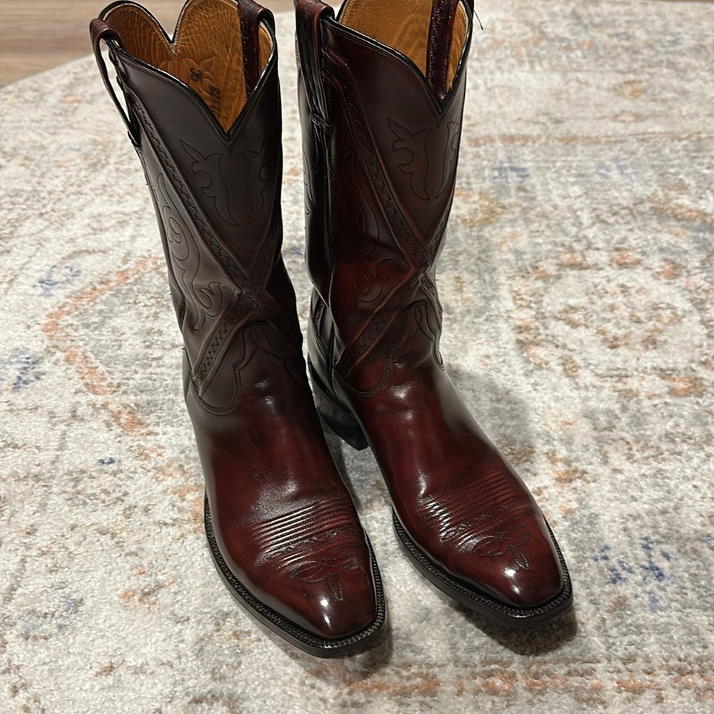 Vintage Lucchese boots, leather, size 9C